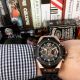 Perfect Replica Hublot Rose Gold Case Hollow Dial Chronograph 45mm Watch (7)_th.jpg